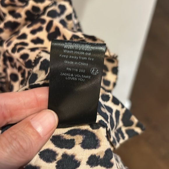 ZADIG & VOLTAIRE Rooka Print Leo Naturel - Picture 7 of 10